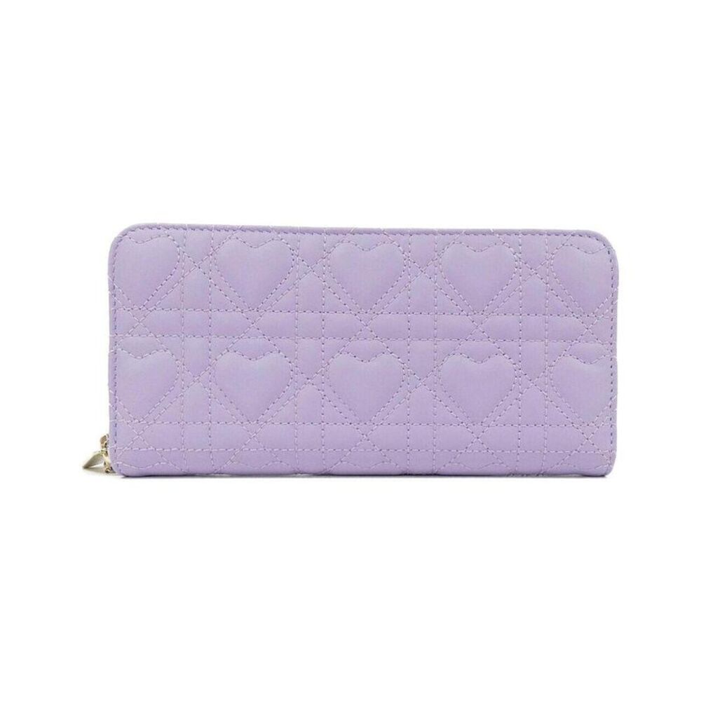 Christian Dior DIORAMOUR Lady Dior Voyageur Lamb Wallet Limited